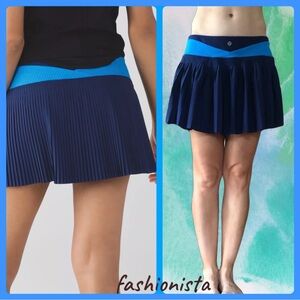 LULULEMON Time to Shine Blue / Samba Snake Skort Sz.6,8